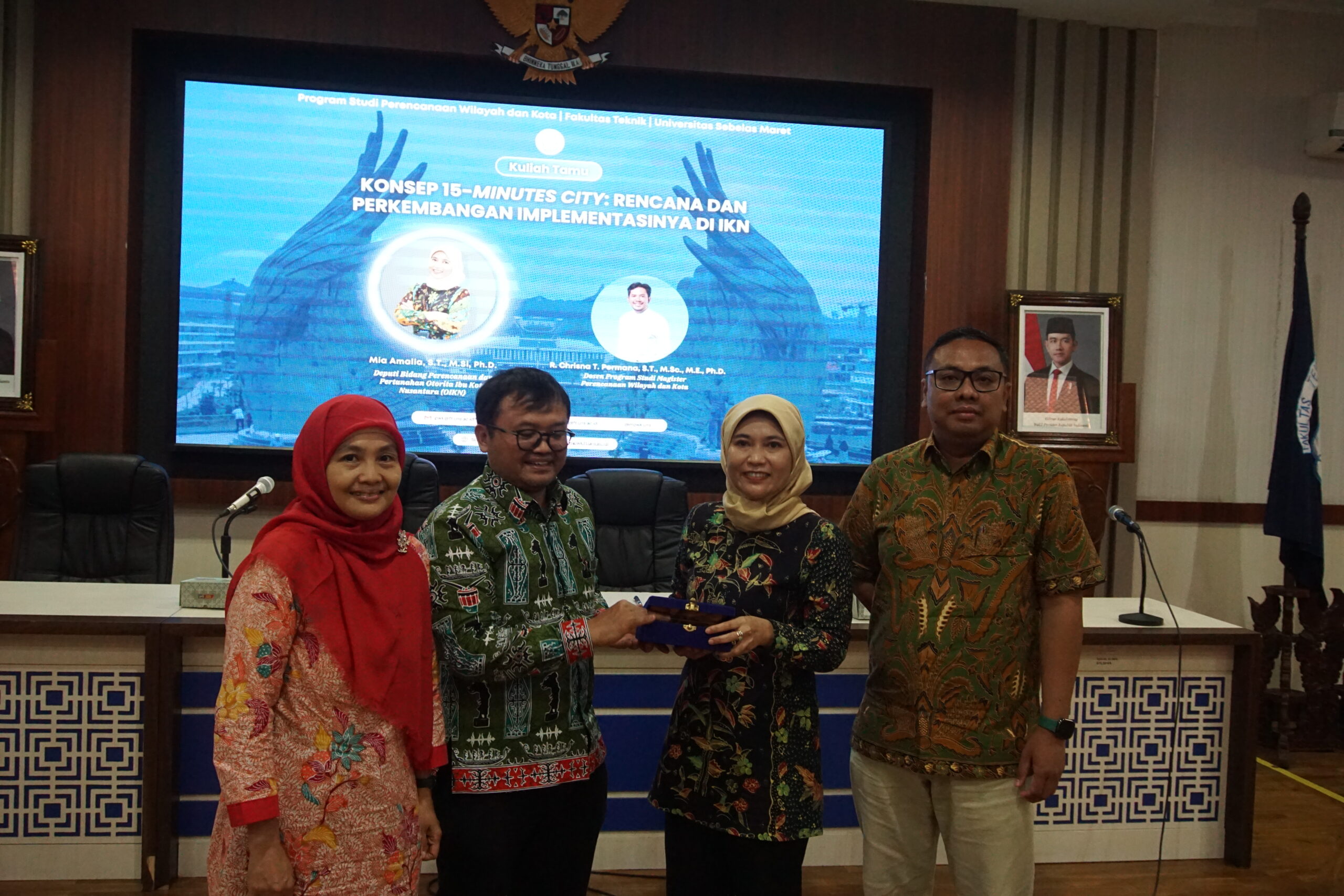 Kuliah Tamu Konsep 15-Minutes City: Rencana dan perkembangan implementasinya di IKN